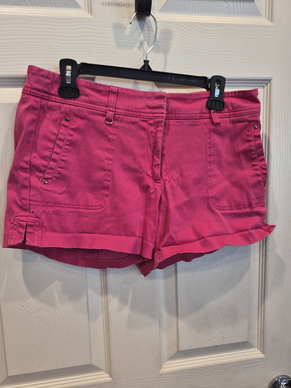 5/25 Cache Hot Pink Denim-Style Jean Shorts